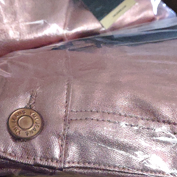 YMI COLLECTIONS Metallic Longleg Pants (Rose Pink) 2X - Picture 6 of 13